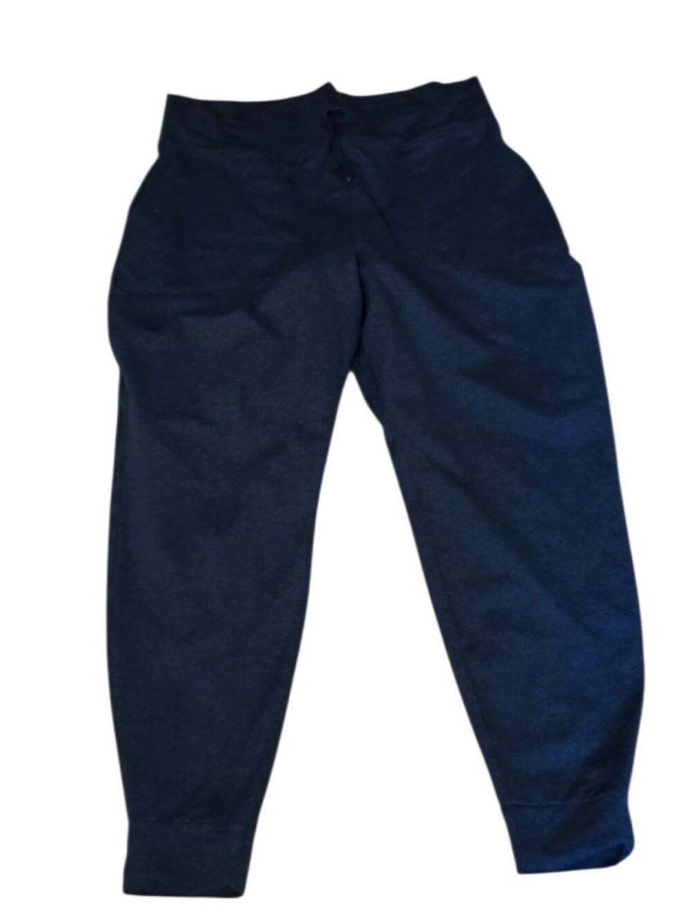 SPANX Womens Drawstring Navy Jogger Sweatpants - 1X